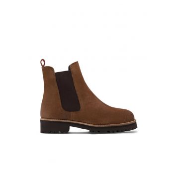 Botine maro  pentru femei - Maro