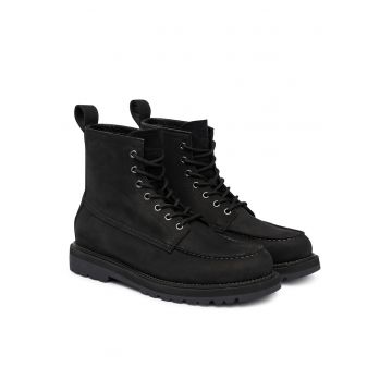Cizme barbat  model Jay - piele naturala - negru