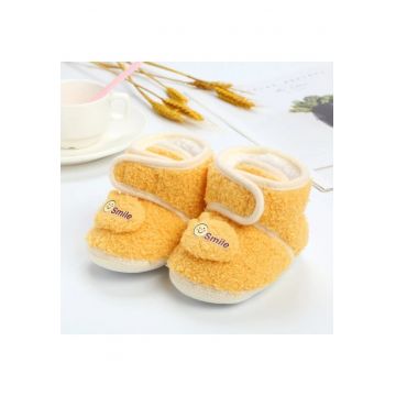 Cizmulite galbene plusate - smile - Galben