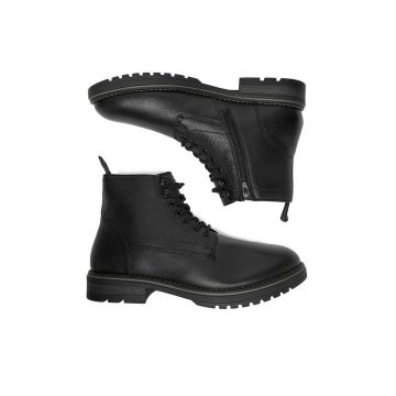 Ghete barbati  piele naturala - negru