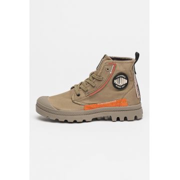 Ghete cu fermoar Pampa - Maro inchis