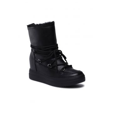 Ghete dama -  5904862263458 - Negru - Piele ecologica - Negru