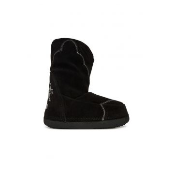 Ghete dama  Emboidery 100 - Negru