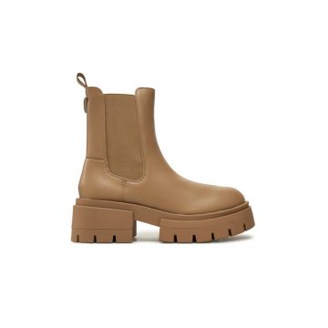 Ghete dama  model Charlotte - piele ecologica - bej -
