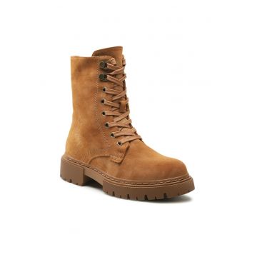 Ghete dama  model WS5899-04 - piele ecologica - maro -