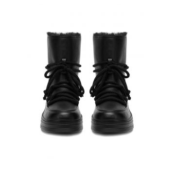 Ghete dama -  negru - de zapada