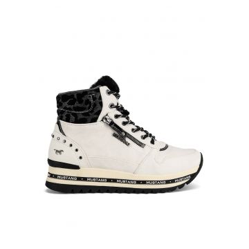 Ghete dama  piele ecologica - diverse culori - Alb