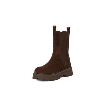 Ghete dama -  piele naturala - maro - 41 - Maro