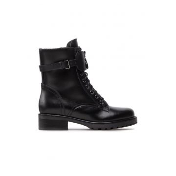 Ghete dama  piele naturala - negru -