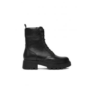Ghete dama -  piele naturala - negru CEO-WI16-TZ36-02