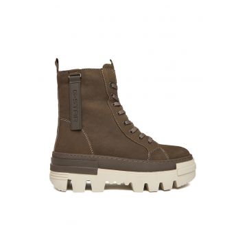 Ghete dama  piele naturala - verde - CEO-WI16-PATTRICK-01