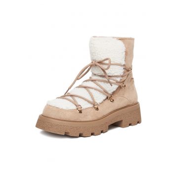 Ghete de zapada dama -  bej - 13211-5