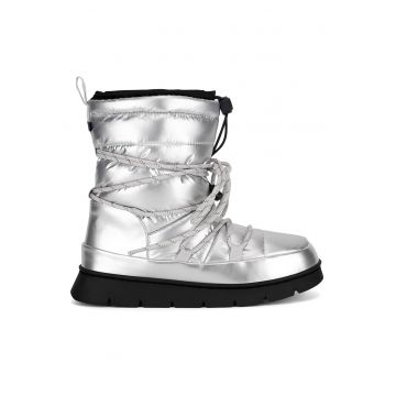 Ghete de zapada dama -  RICHMOND WINTER HIGH - argintii - sintetic
