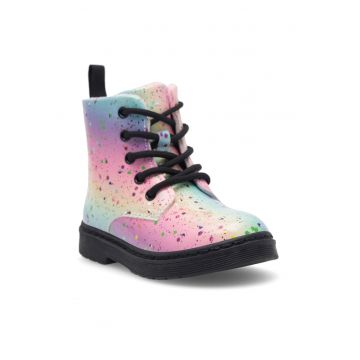 Ghete pentru fete -  material plastic - design multicolor - Multicolor