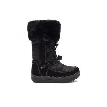 Ghete si cizme copii  303239190 - Piele intoarsa/Textil - Negru