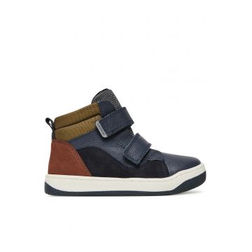 Ghete sport baieti -  din piele naturala - multicolor