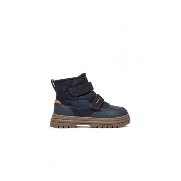 Ghete sport baieti -  piele naturala - bleumarin