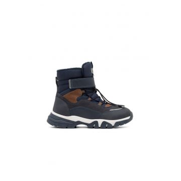 Ghete sport baieti -  textil - maro/bleumarin