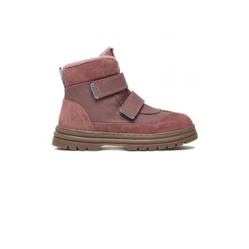 Ghete sport fete -  piele naturala - roz inchis