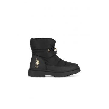 Ghete sport fete -  textil - negru
