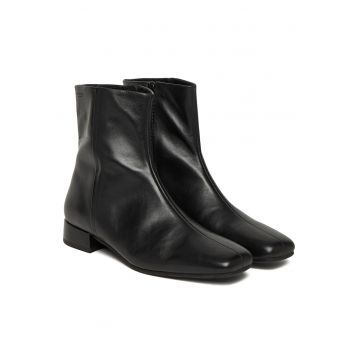 Botine dama 5955-001-20 -  Piele naturala - Negru -