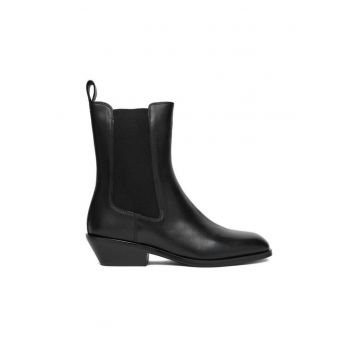 Botine dama CEO-AIDA-212-702-2 -  Piele naturala - Negru