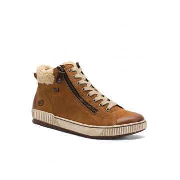 Botine dama D0770-22 -  Textil - Maro -