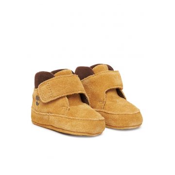 Botosei  baieti - piele naturala - maro