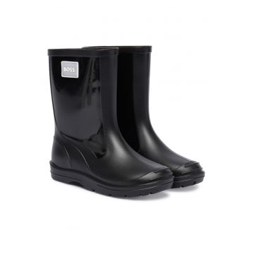 Cizme baieti -  cauciuc - negru