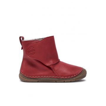 Cizme pentru fete -  piele naturala - rosu