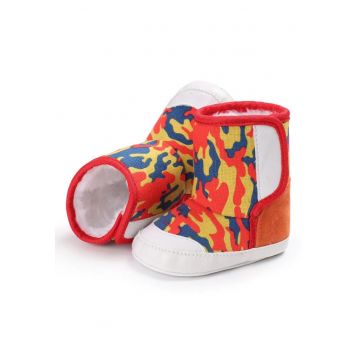 Cizmulite pentru baietei - orange army - Multicolor