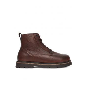 Ghete barbati  Chocolate Highwood Lace Mid 1 - piele naturala