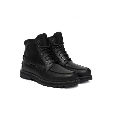 Ghete barbati -  Mid Lace UP Boot TB0 - piele naturala - negru