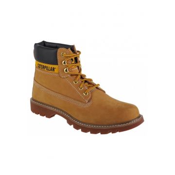 Ghete barbati  piele nabuc - maro/negru -