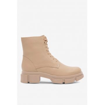 Ghete dama  5905588180630 - Piele naturala - Bej - Bej