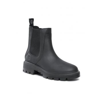 Ghete dama  Cortina Valley Chels - piele naturala - negru -