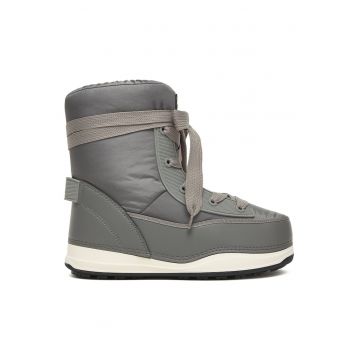 Ghete dama  La Plagne - piele ecologica - gri