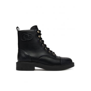 Ghete dama  Piele ecologica - Negru - Negru