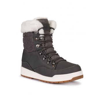 Ghete de iarna - impermeabile Raegan - Alb/Gri inchis