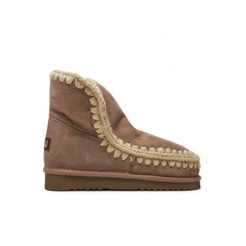 Ghete de zapada -  Elgry Eskimo18 - piele naturala - maro