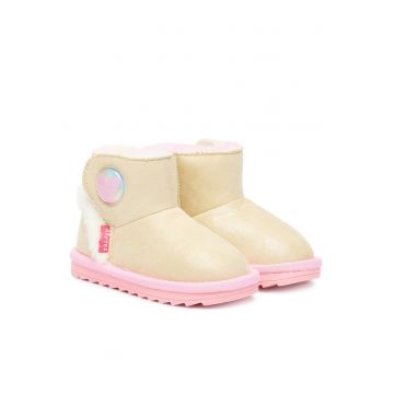 Ghete fete -  piele ecologica - multicolor