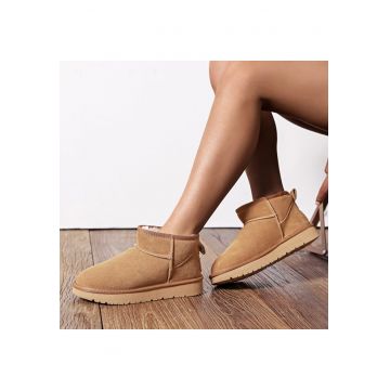 Ghete maro cafeniu din piele naturala JB1966 111 18963