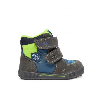 Ghete sport baieti -  din piele naturala - multicolor