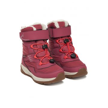 Ghete sport fete -  textil - rosu -