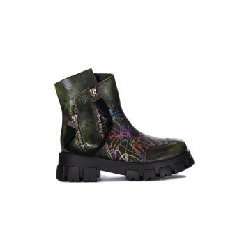 Botine 05137-20/00-8 Colorat -  Piele naturala - Multicolor