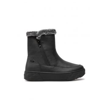 Botine 9-26402-43 Negru -  Piele lacuita