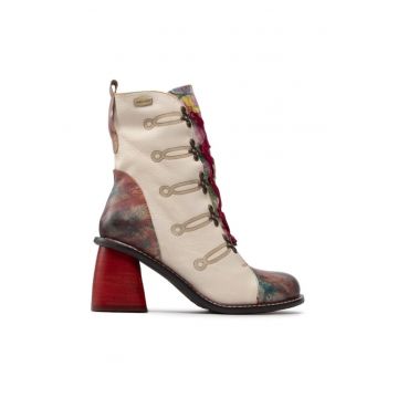 Botine dama -  300996 - Piele naturala - Multicolor