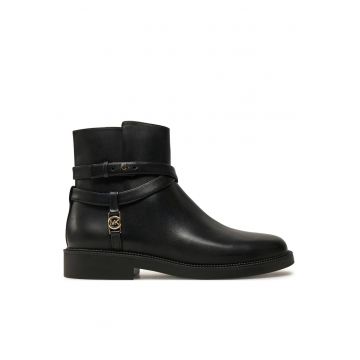 Botine dama 40F4ABME5L -  Piele naturala - Negru