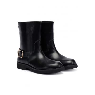 Botine dama 50548759 -  Piele naturala - Negru -