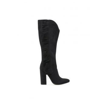 Botine dama -  590486210406537 - Piele ecologica - Negru